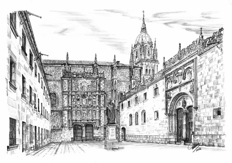 Laminas Impresionantes - Felucho - Fachada de la Universidad Salamanca Laminas Impresionantes - Felucho - Fachada de la Universidad Salamanca